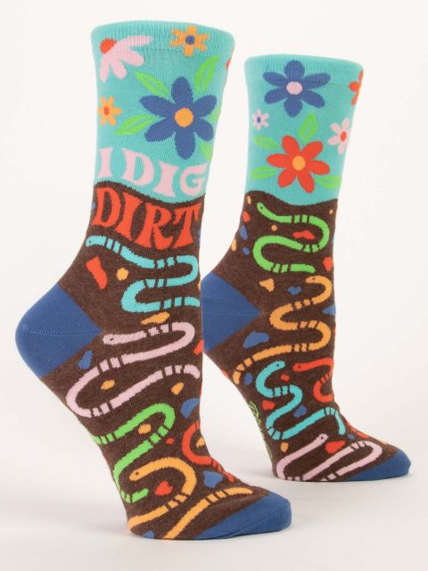 I Dig Dirt Crew Socks