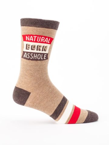 Natural Born Asshole Men's Socks