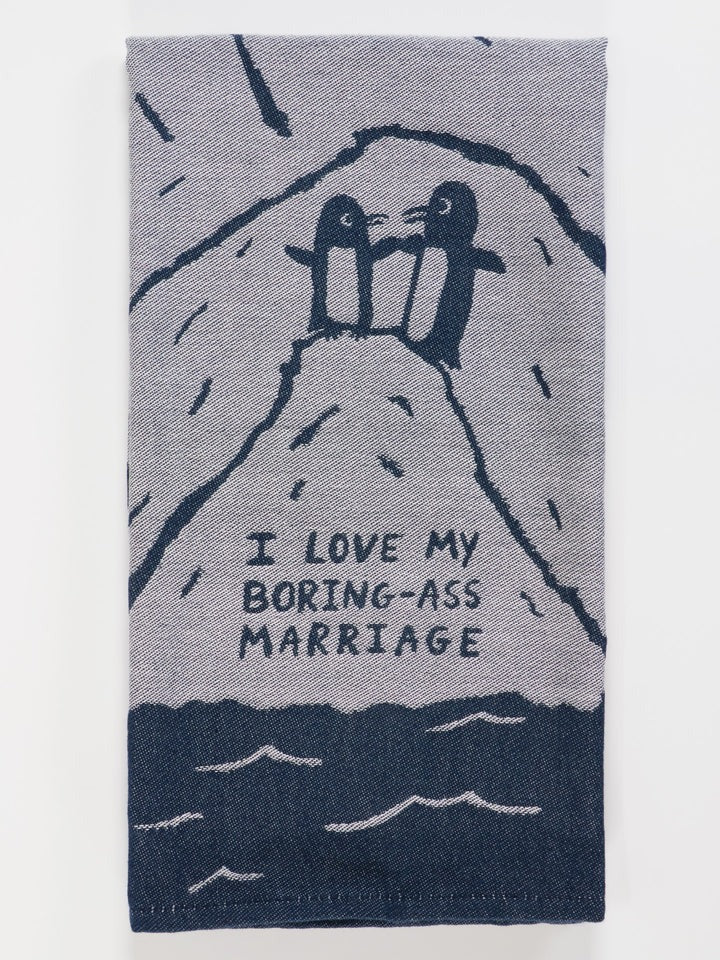 Boring-Ass Marriage Dish Towel