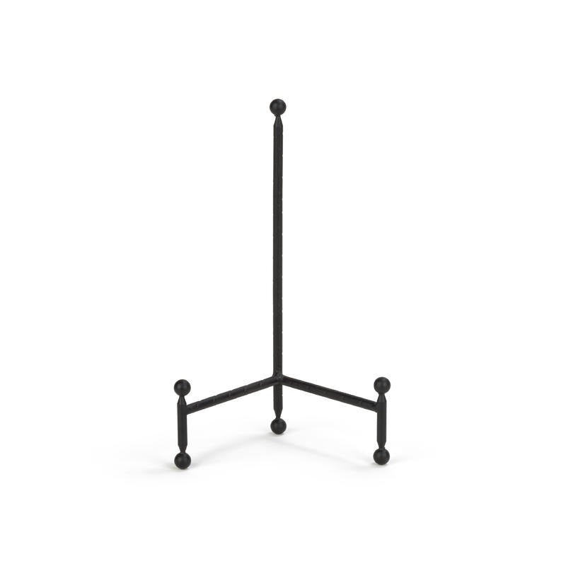 12" Metal Black Easel + Balls