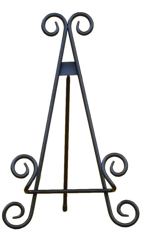 13" Stratford Metal Black Easel