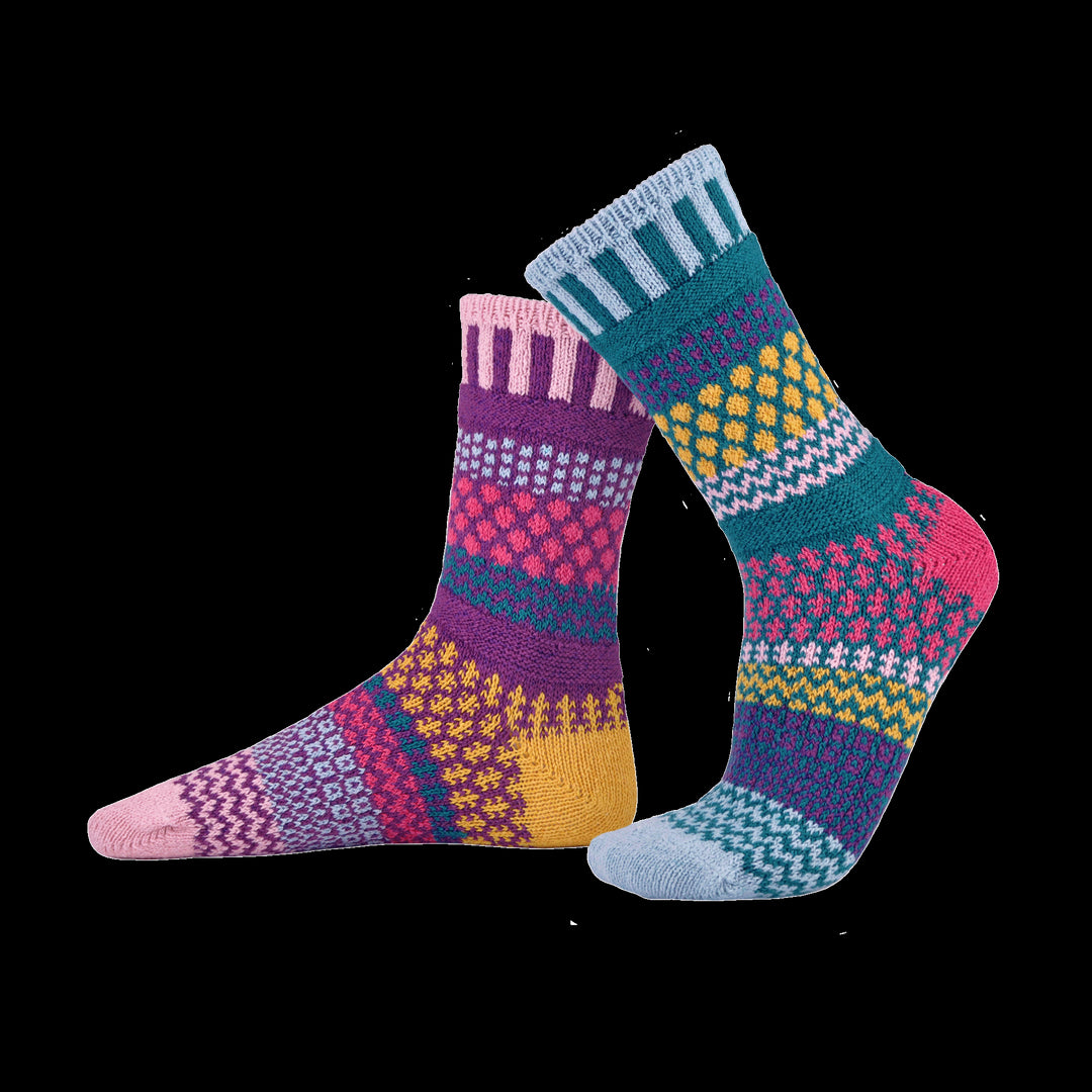 Adult Crew Socks Petunia