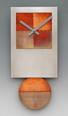 Steel Tie Pendulum Clock with Copper