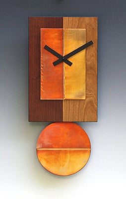 Two-Tone Cherry Pendulum Clock