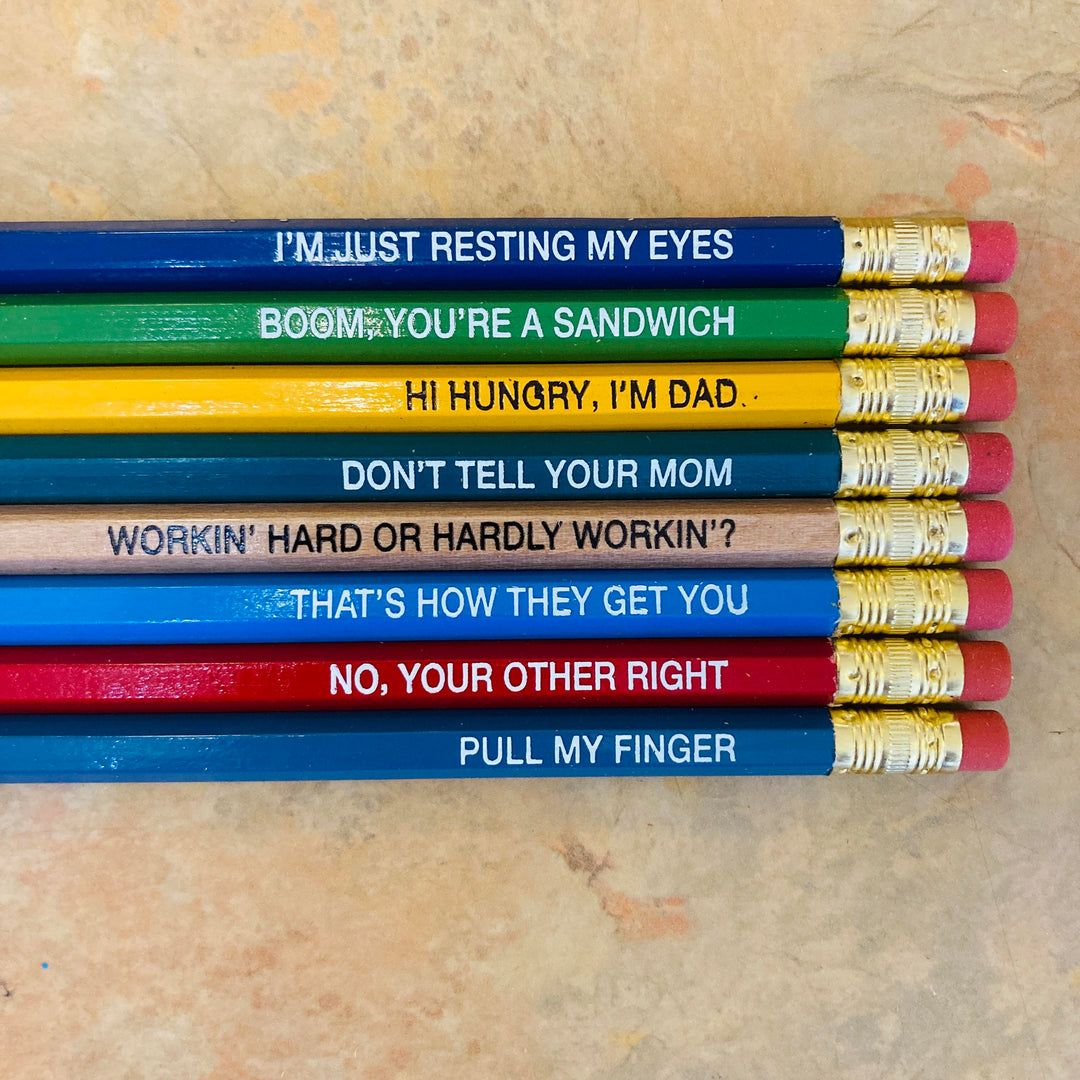 Pencils for Dad Jokes