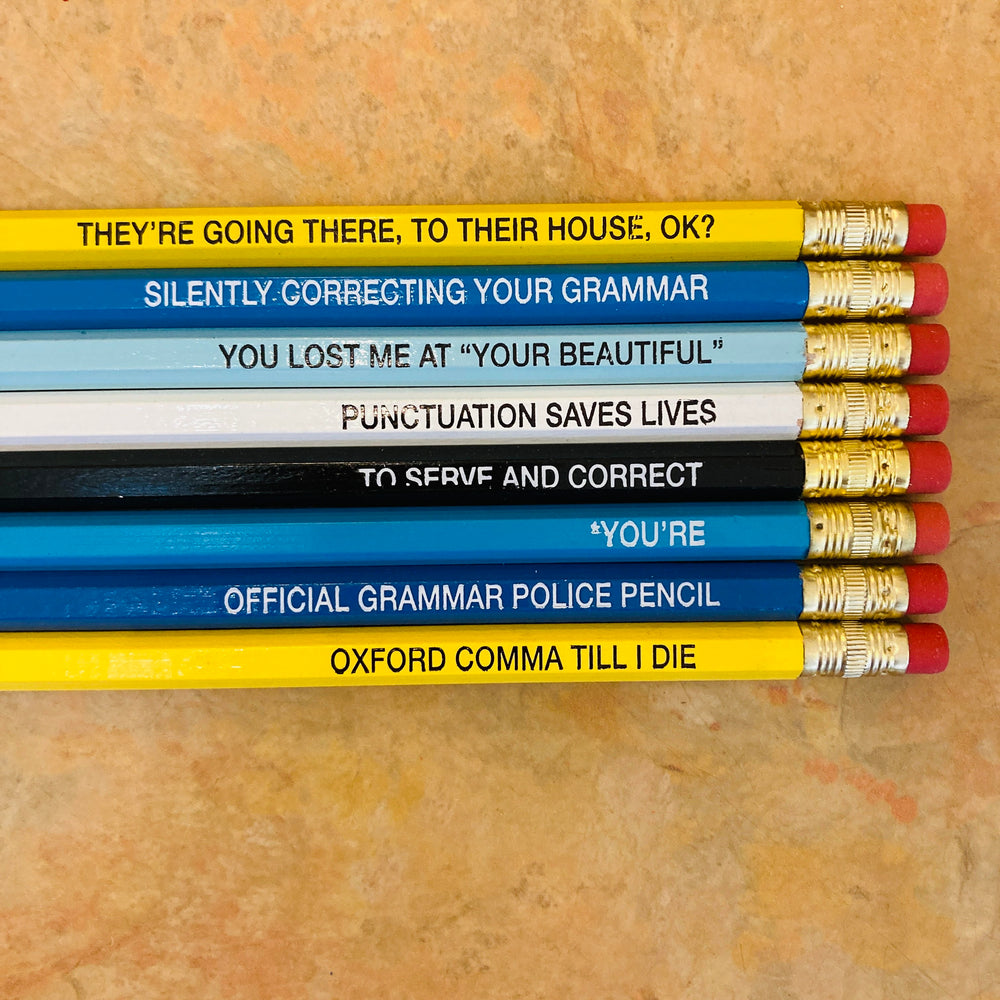 Pencils for Grammar Police