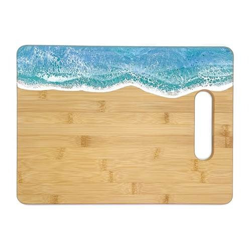 Medium Ocean Wave Board Mermaid Tail H