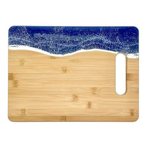 Medium Ocean Wave Board Ocean Blue Horizontal