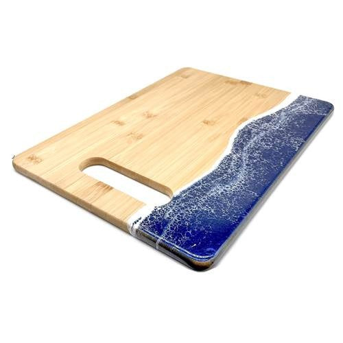 Medium Ocean Wave Board Ocean Blue Horizontal