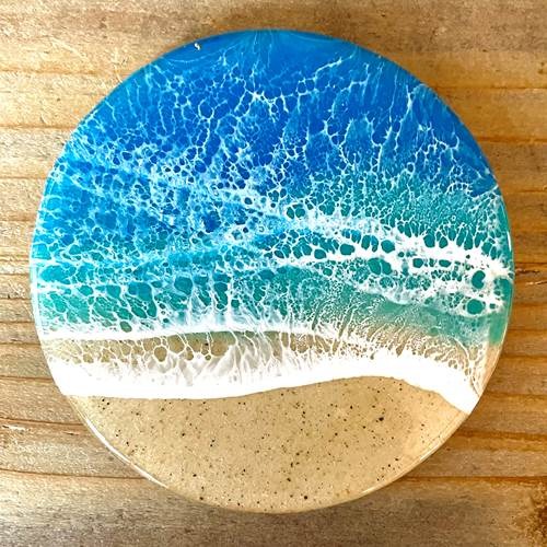 Ocean Wave Coasters Set of 4 Tropica