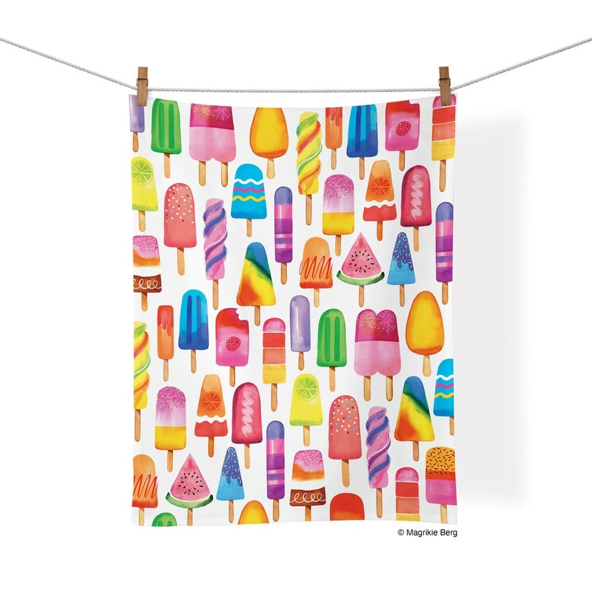 Cotton Tea Towel Popsicle Party