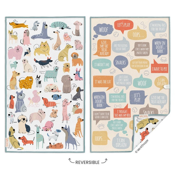 Microfiber Kitchen Dish Towel If Dogs Could Talk