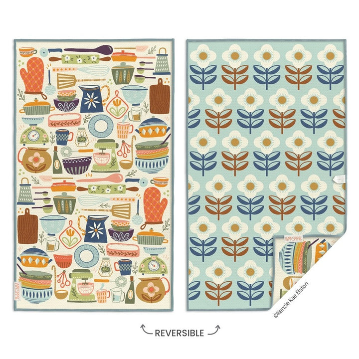 Microfiber Kitchen Dish Towel Vintage Kitchen