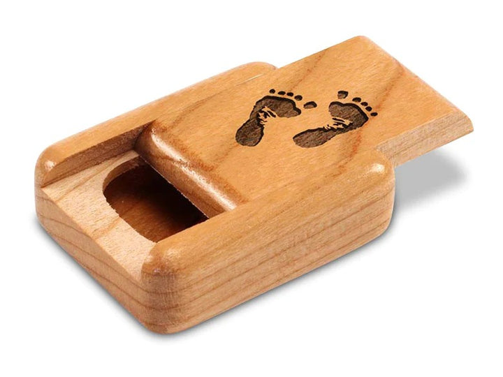 2" Flat Narrow Box Cherry Footprints