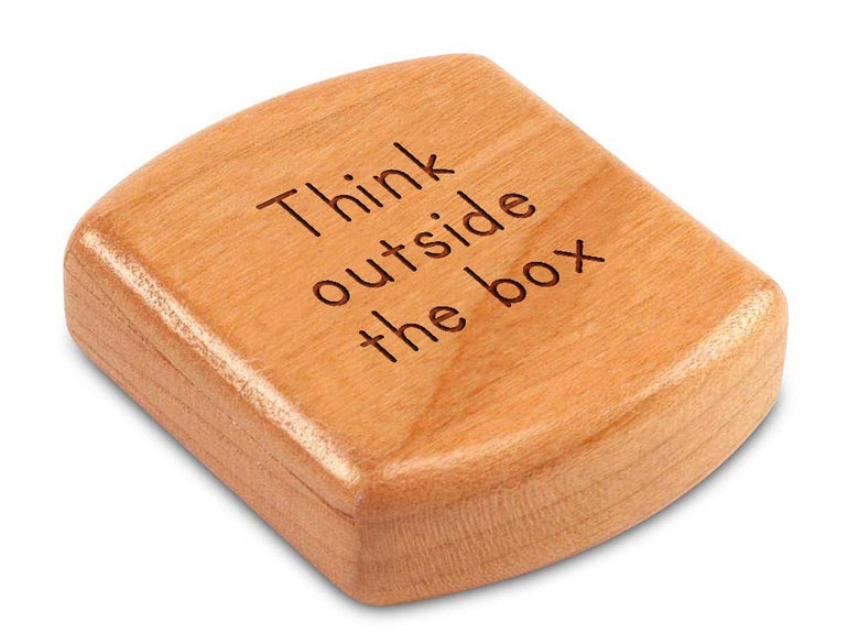 2" Flat Wide Cherry Think Outside Box