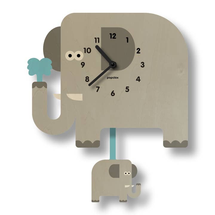 Squirt Elephant Pendulum Clock