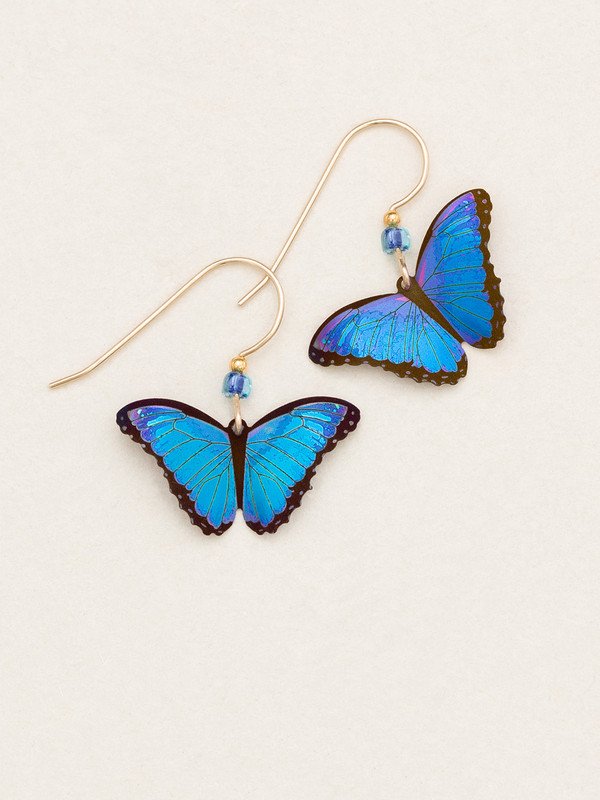 Bella Butterfly Earrings Blue Radiance