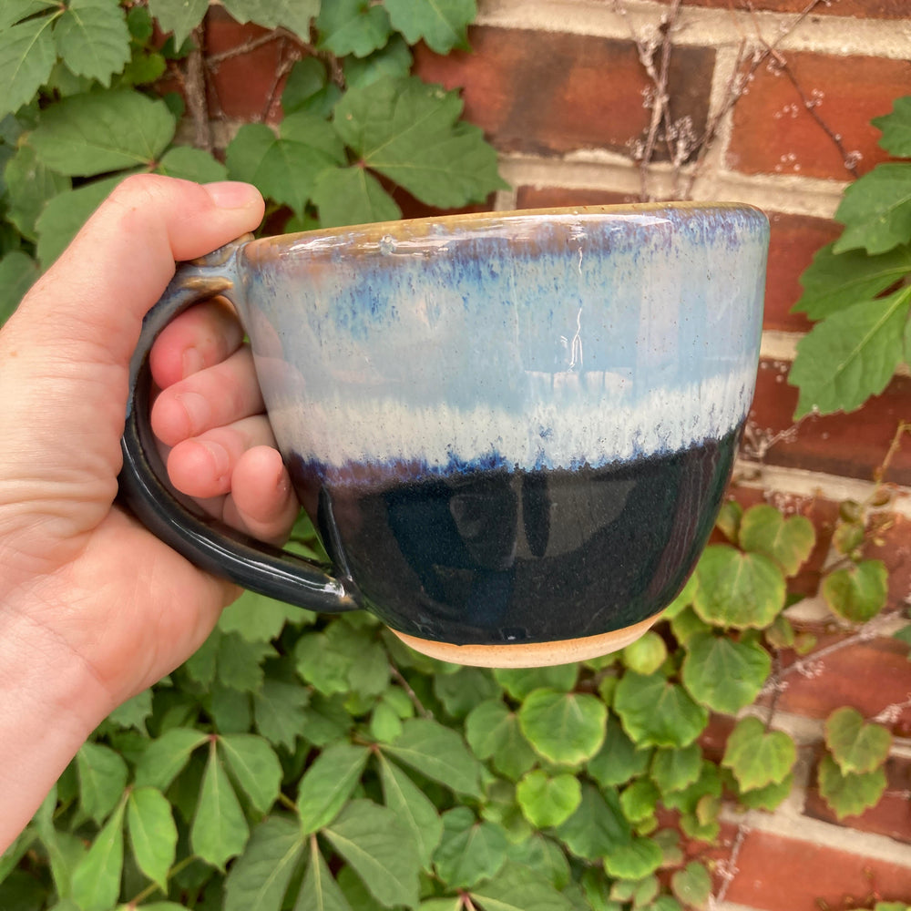 Artisan Mug Blue + Crystal