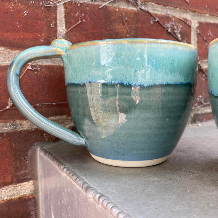 Artisan Mug Green + Crystal