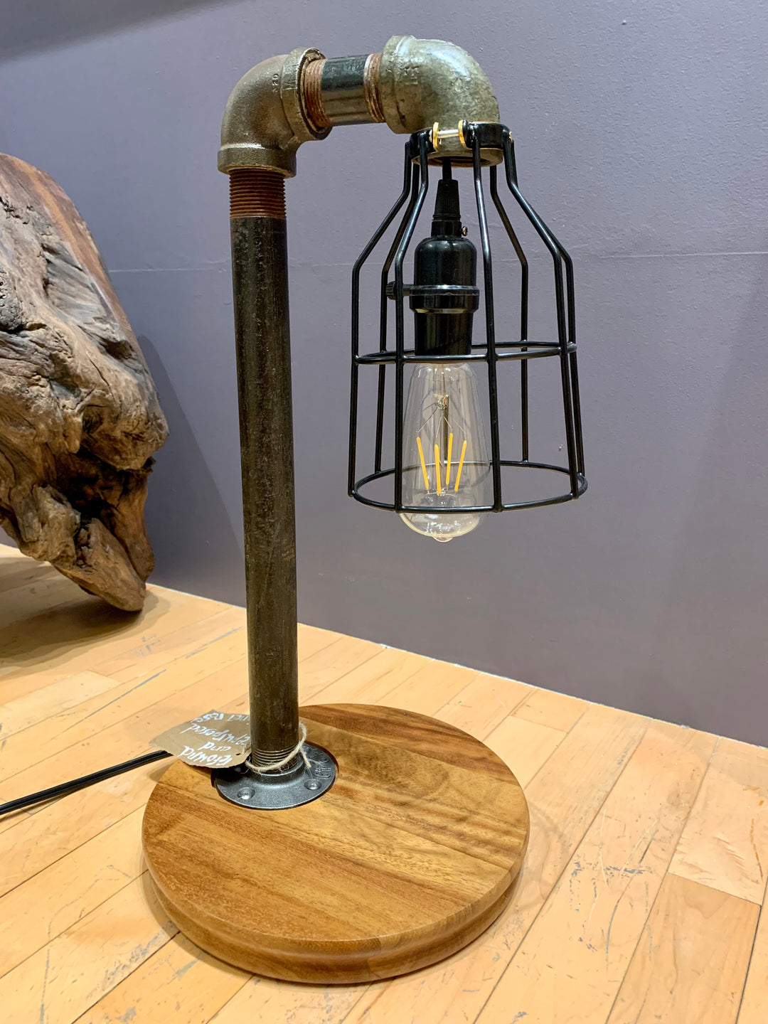 Lamp With Cage