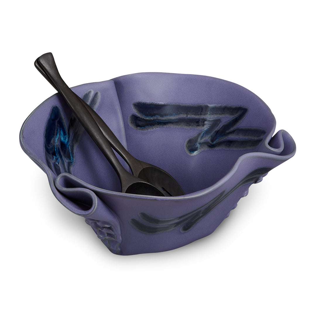 Textured Bowl Peri-winkle Blue