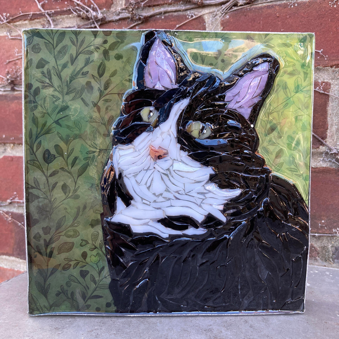 Tuxedo Cat Mosaic