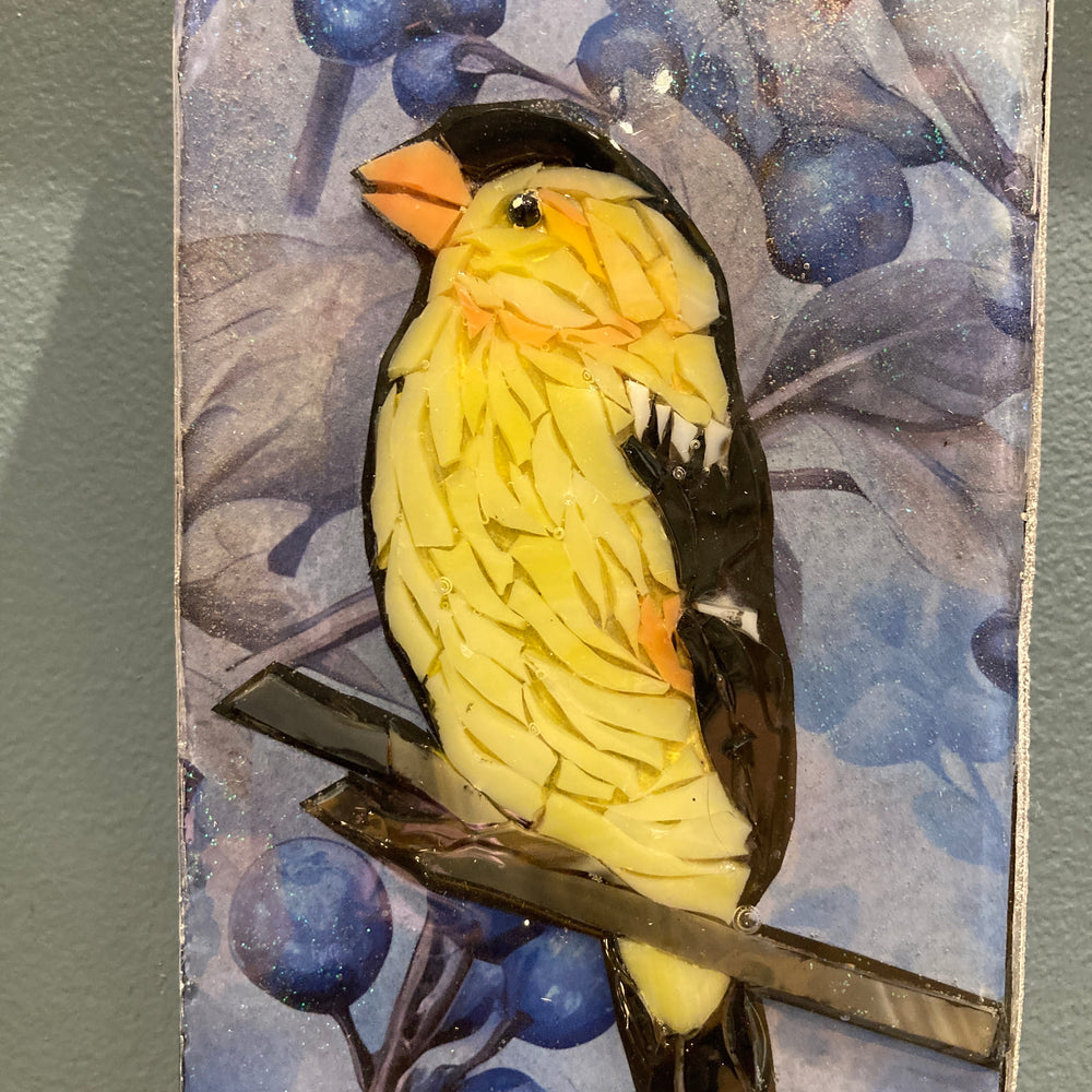 Yellow Finch Mosaic