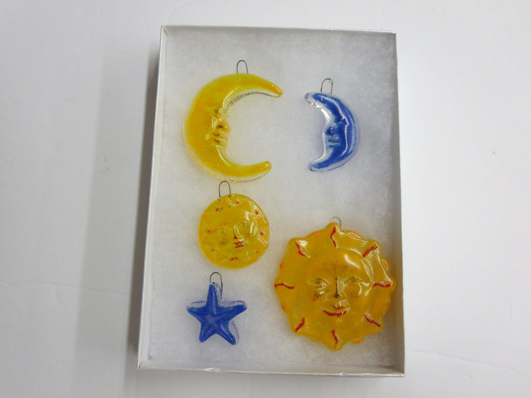 Celestial Set of 5 Ornaments