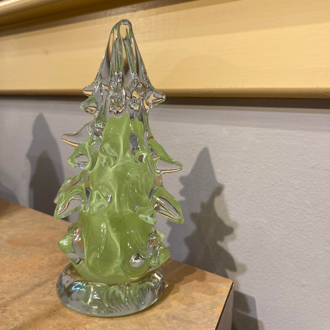 Lime Green Glass Tree