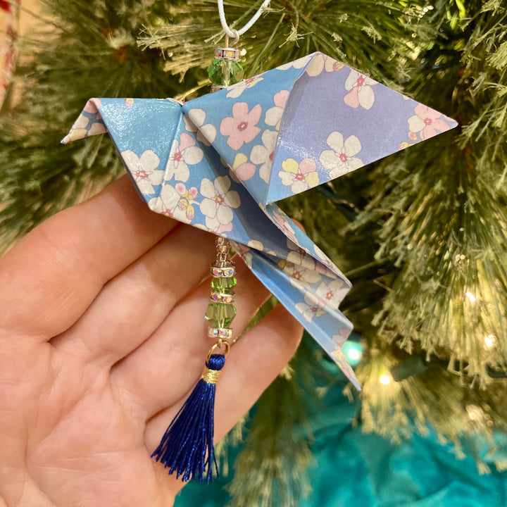 Origami Dove Ornament