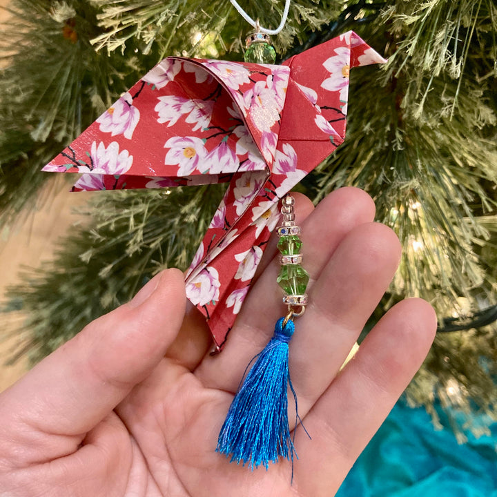 Origami Dove Ornament