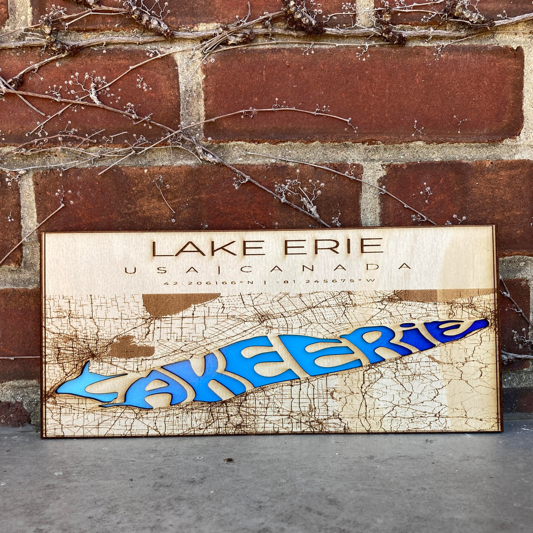 Lake Erie Map Small