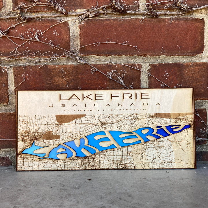 Lake Erie Map Small