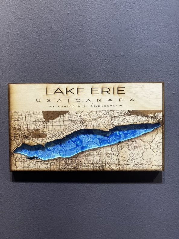 Lake Erie Map Small