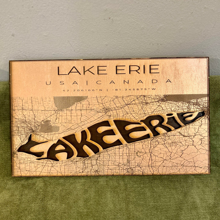 Small Copper Lake Erie Map