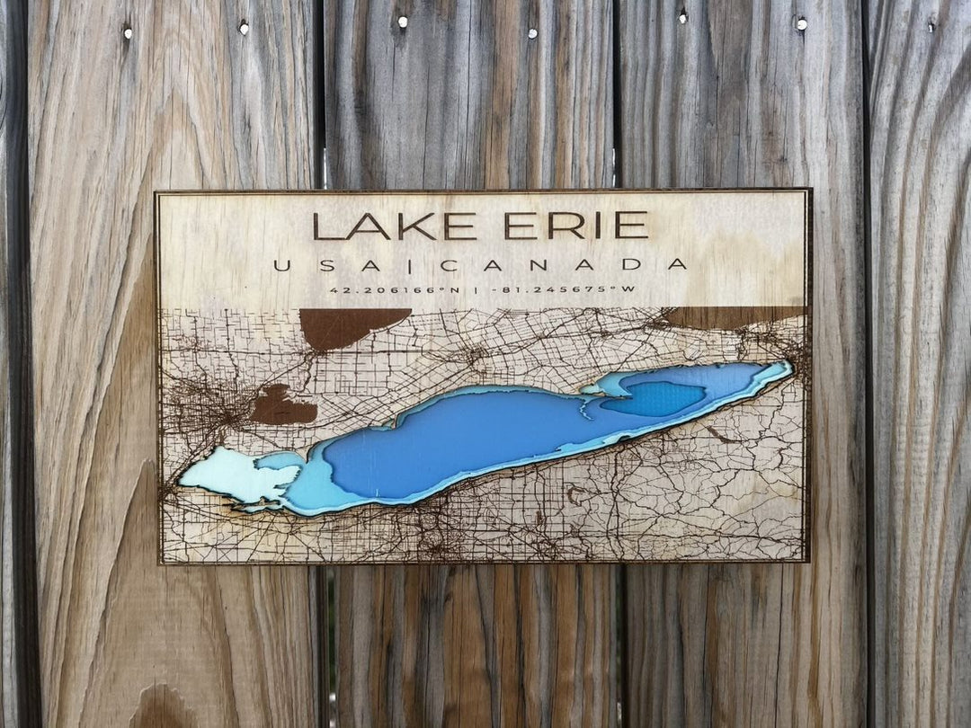 Lake Erie Map Small