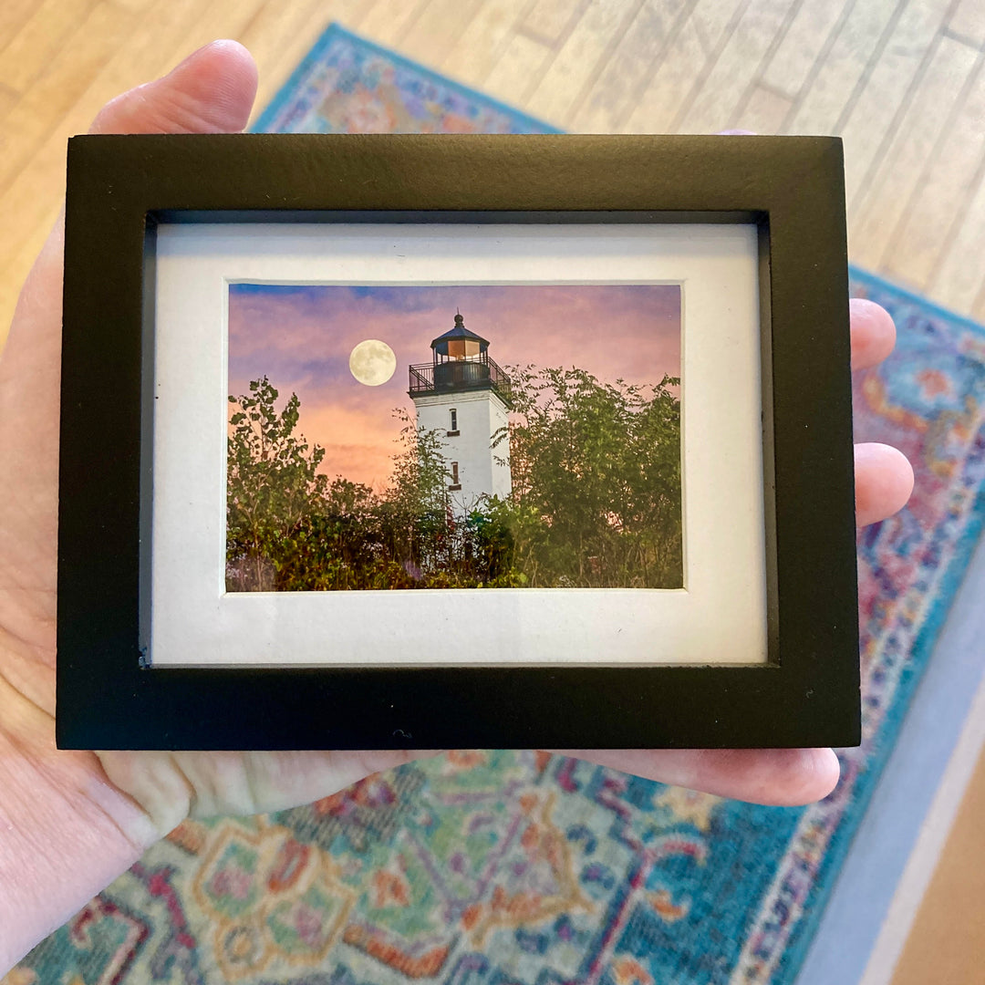 Presque Isle Lighthouse Moonrise #2 Mini