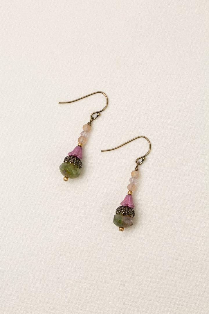 Wildflower Crystal + Czech Glass Earrings