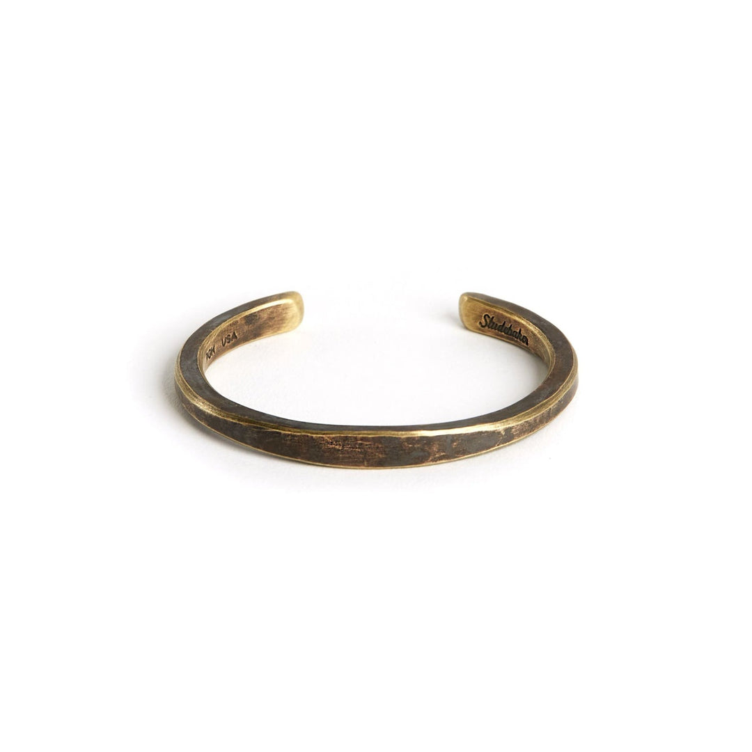 Heavyweight Workshop Brass Work Patina Cuff