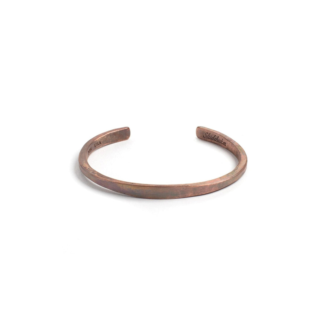 Workshop Cuff Copper Work Patina Large