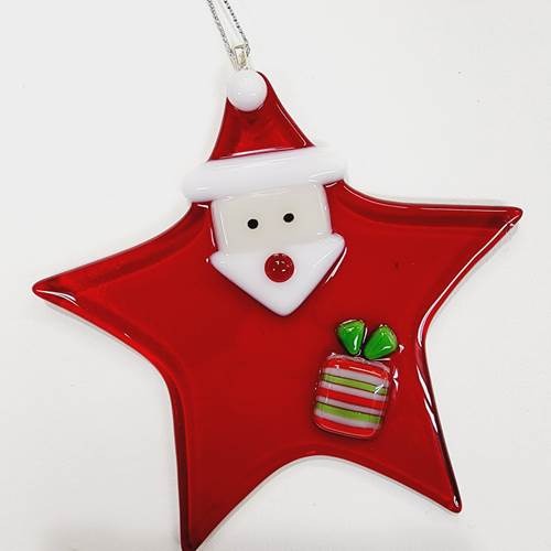 Star Santa Ornament