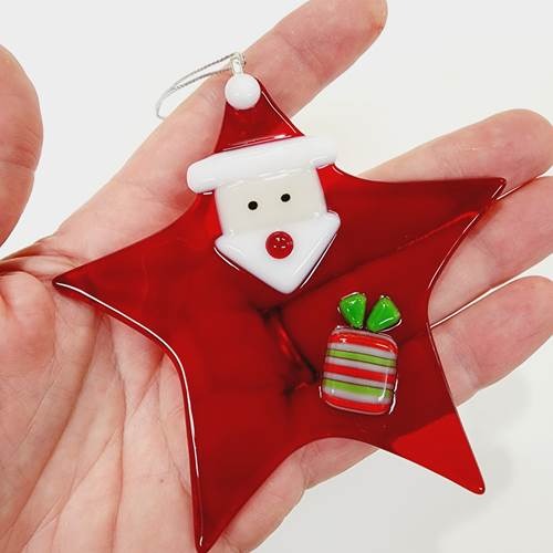 Star Santa Ornament