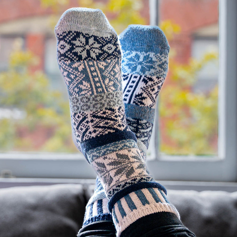 Adult Crew Socks Snowdrop