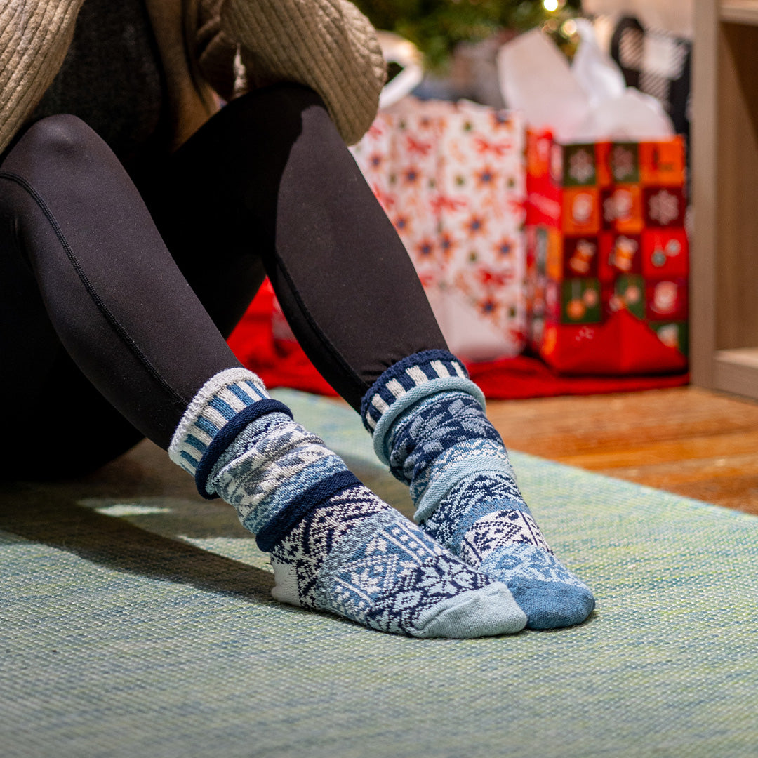 Adult Crew Socks Snowdrop