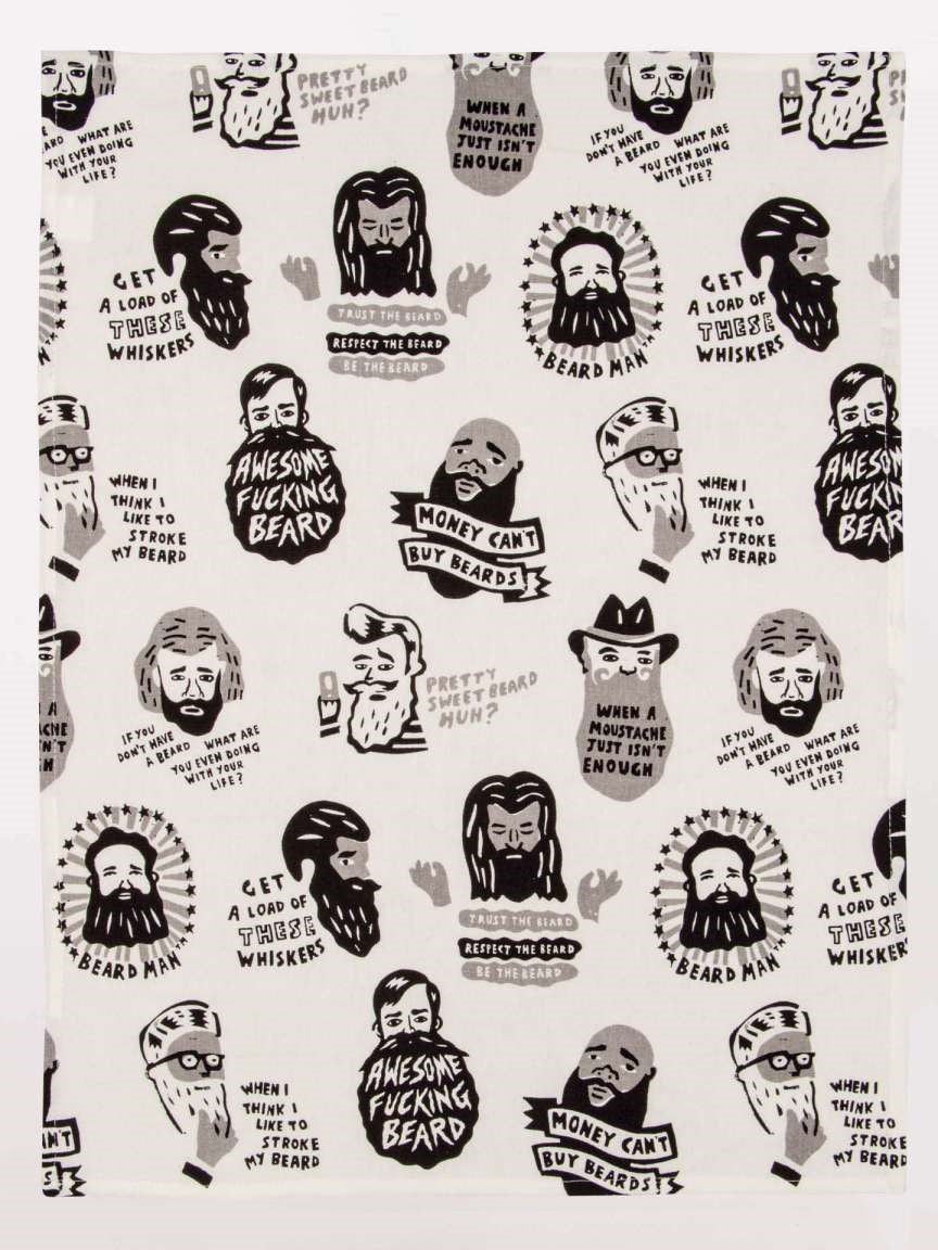 Awesome F*cking Beard Dish Towel