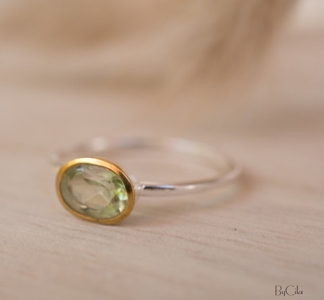 Alice Ring Green Amethyst