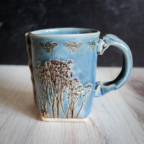 Blue Bee Mug