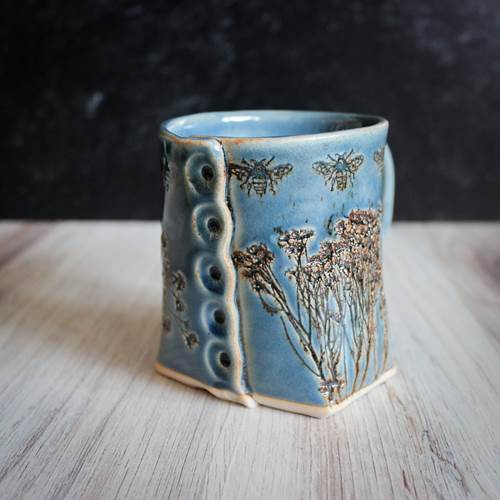 Blue Bee Mug