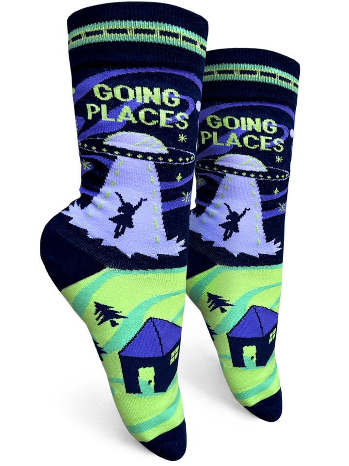 Going Places Women's Crew Socks