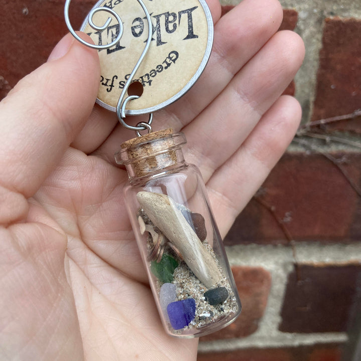 Beach Glass Vial Ornament